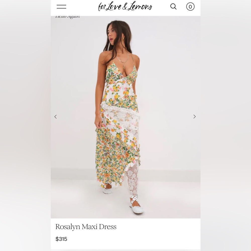 Rosalyn Maxi dress from For Love and Lemons